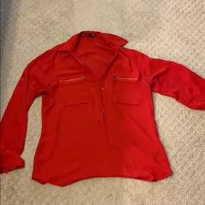 Express Long Sleeve Shirt - Red